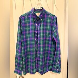 Brooks brothers 100% cotton flannel shirt, M